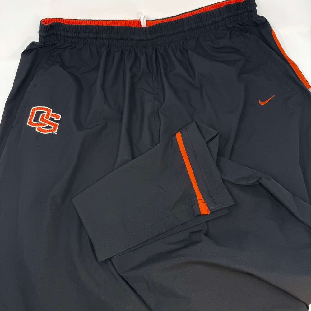Nike Team Oregon State Beavers Track Pants Black Orange Nike FIT Storm XXL Mens